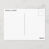 コディアックベアがルールを破る ポストカード (裏面)