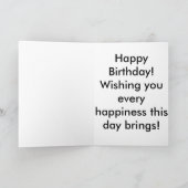 コディアックベアは岩の上に立っている カード (内部)