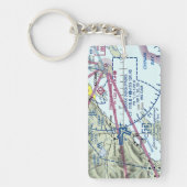 コディーク空港図/タクシー図 キーホルダー (正面)