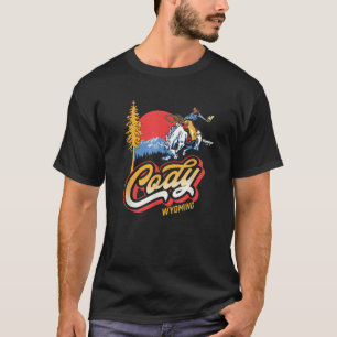 コディーワイオミングヴィンテージロデオカウボーイブロンコレトロ80s tシャツ