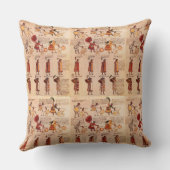 コデックスアステカメンドーザ先住民ヘリテージスローピロー クッション (裏面)