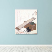 コトを使った静物詩, c.1810 キャンバスプリント (インサイチュ (ウッドフロア))