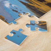 コトパシナショナルパークエクアドル旅行アートヴィンテージ ジグソーパズル (側面)