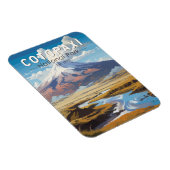 コトパシナショナルパークエクアドル旅行アートヴィンテージ マグネット (右側)