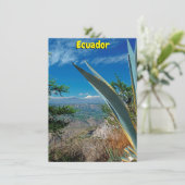 コトパシ火山、エクアドル カード (スタンド正面)