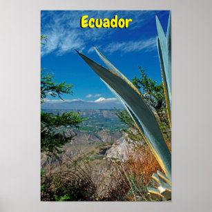 コトパシ火山、エクアドル ポスター