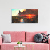 コトパシ火山 キャンバスプリント (インサイチュ (リビング))