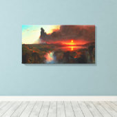 コトパシ火山 キャンバスプリント (インサイチュ (ウッドフロア))