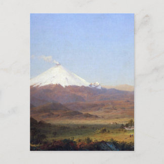 コトパシ,エクアドルby Frederick Edwin Church ポストカード