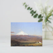 コトパシ，エクアドルby Frederick Edwin Church ポストカード (スタンド正面)