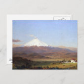 コトパシ，エクアドルby Frederick Edwin Church ポストカード (正面/裏面)
