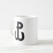 コトビカ記号 コーヒーマグカップ (正面左)