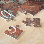 コトルの赤い屋根(モンテネグロ) ジグソーパズル (側面)