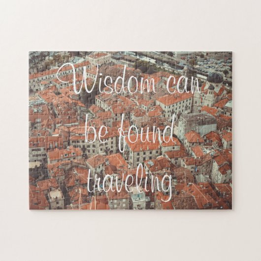 コトルの赤い屋根(モンテネグロ) ジグソーパズル (横)