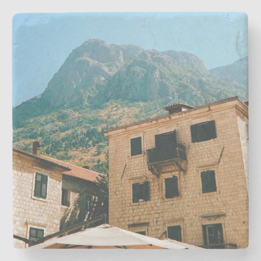 コトル語 – モンテネグロ ストーンコースター (正面)