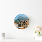 コトル語 – モンテネグロ ラウンド壁時計 (ホーム)