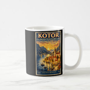 コトル モンテネグロ 休暇 コトル湾 モンテネグロ 旅行 コーヒーマグカップ