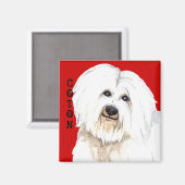 コトンカラーブロック マグネット (正面/裏面)