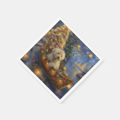 コトンデチュラヤクリスマスフェスティバル航海 スタンダードカクテルナプキン (角)