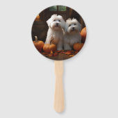 コトンデチュラヤパピーオータムデライトカボチャ ハンドファン (裏面)