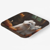 コトンデチュラヤパピーオータムデライトカボチャ ペーパープレート (傾斜あり)