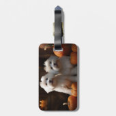 コトンデチュラヤパピーオータムデライトカボチャ ラゲッジタグ (裏面縦)