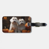 コトンデチュラヤパピーオータムデライトカボチャ ラゲッジタグ (裏面横)