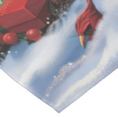 コトンデチュラーウィンターワンダーランドクリスマスジョイ テーブルクロス (アングル)