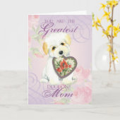 コトンデチュラーハートママ カード (黄色い花)