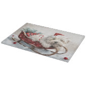 コトンデチュリードッグクリスマスフェスティバル カッティングボード (角)