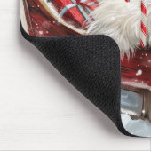 コトンデチュリードッグクリスマスフェスティバル マウスパッド (コーナー)