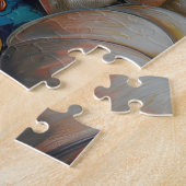 コトンデチュリードッグ秋の収穫感謝祭 ジグソーパズル (側面)