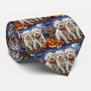 コトンデチュリーハロウィン不気味 ネクタイ