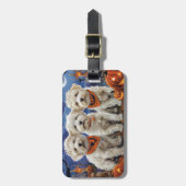 コトンデチュリーハロウィン不気味 ラゲッジタグ (正面縦)