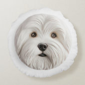 コトンデチュレードッグ3D インスパイア ラウンドクッション (裏面)