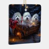 コトンデトゥルイヤースワイクリスマスデコール セラミックオーナメント (右)