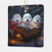 コトンデトゥルイヤースワイクリスマスデコール セラミックオーナメント (左)