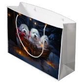 コトンデトゥルイヤースワイクリスマスデコール ラージペーパーバッグ (裏面アングル)