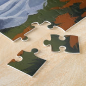 コトンデトゥルイヤードッグスパンプキンハロウィンおもしろい ジグソーパズル (側面)