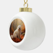 コトンデトゥルライアイン紅葉秋インスパイア セラミックボールオーナメント (右)