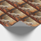 コトンデトゥルライアイン紅葉秋インスパイア ラッピングペーパー (角)