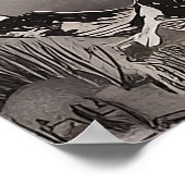 コトンデトゥレアルバレリナインテンプルイ中国のンク ポスター (角)