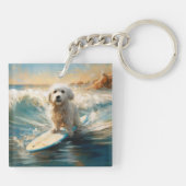 コトンドゥチュラービーチサーフィン絵画ズ キーホルダー (裏面)