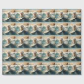 コトンドゥチュラービーチサーフィン絵画ズ ラッピングペーパー (フラット)