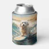 コトンドゥチュラービーチサーフィン絵画ズ 缶クーラー (缶正面)