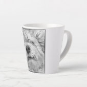 コトン・ド・チュラードッグ カフェラテマグ (右アングル)