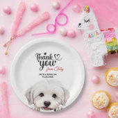 コトン・ド・チュレア犬の結婚披露宴 ペーパープレート (パーティー)