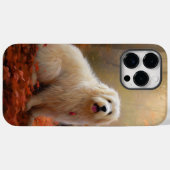 コトン・ド・テュレアと秋の落ち葉にインスパイアされたデザイン Case-Mate iPhoneケース (裏面 (横))