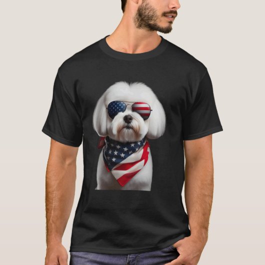 コトン・ド・テュレア 7月4日 アメリカ独立記念日 Tシャツ (正面)