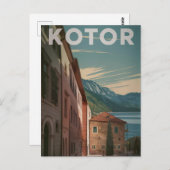 コトールモンテネグロヴィンテージ ポストカード (正面/裏面)